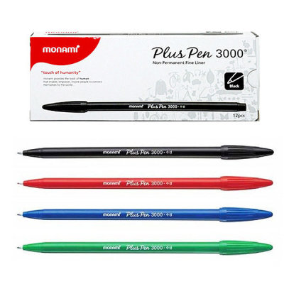 MONAMI/3000/Water-Based Pens/Plus Pens