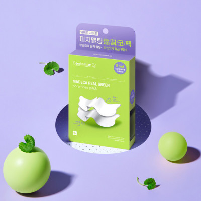 Madeca Real Green Pore Nose Pack 5 sheets 1 box