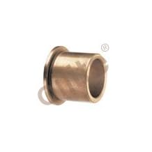 Genuine Oilite (SAE 841) Sintered Bronze Flanged Sleeve Bearings 1.2515 in. ID x 1.503 in. OD x 0.75 in. Length x1-11/16 in. Flange Diameter x 1/8 in. Flange Thickness