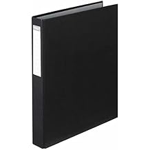 A4 PE Binder, 2D Ring 25 mm, Black