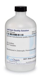 LabChem LC190101 Potassium Dichromate Solution, 0.25N (0.0417M), 500 mL Volume