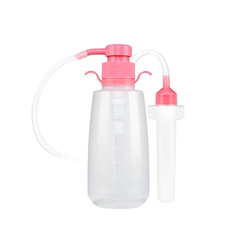 Reusable Vaginal Douche Cleaner for Women Portable Perineal Bottle Vaginal Cleansing System Vaginal Cleaner Bidet Bottle Sprayer Peri Bottle Irrigator Anal Douche Cleaning Kit Vaginal Enema Cleanser