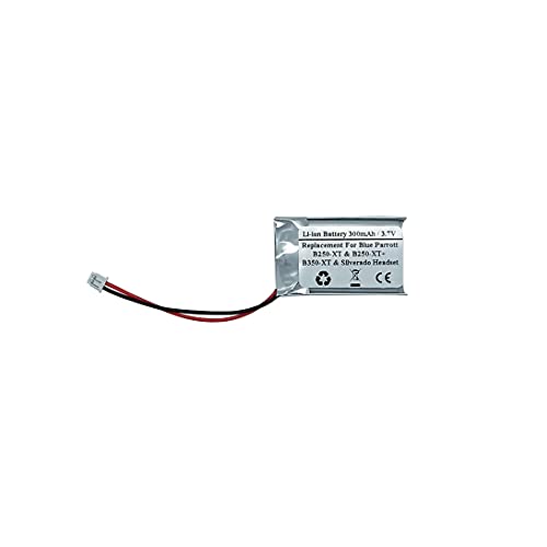 300mAh 3.7V Replacement Battery for VXI Blue Parrott B350-XT, BT250-XT, B250-XT, BT900 HS393, Roadwarrior Silverado Wireless Headsets