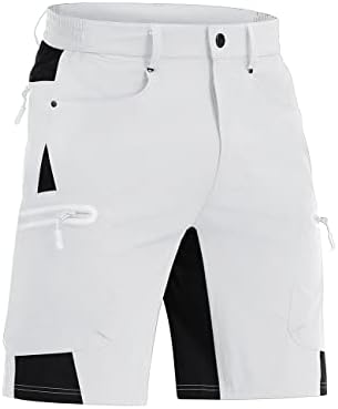 CRYSULLY Mens Hiking Cargo Shorts Outdoor Summer Lightweight Quick Dry Casual Shorts with 5 Pocket