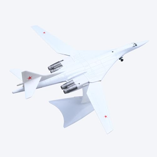 Tu-160 Soviet Union Fighter Planes Models 1200 Tupolev Diecast Military Airplanes Model for Collection or Gift