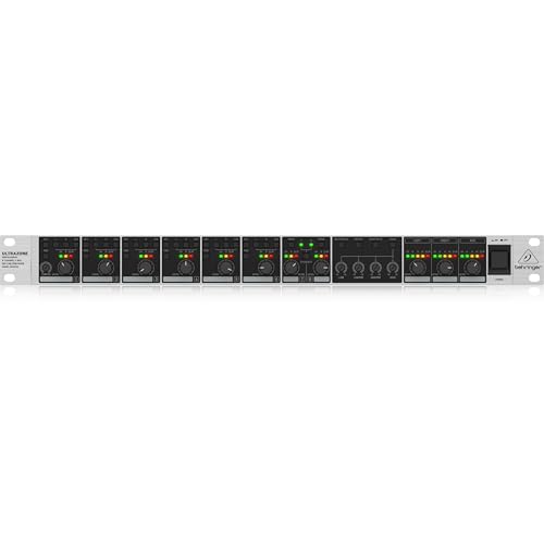 Behringer ULTRAZONE ZMX8210 V2 Professional 8 Channel 3-Bus MicLine Zone Mixer with Remote Control and Link Ports