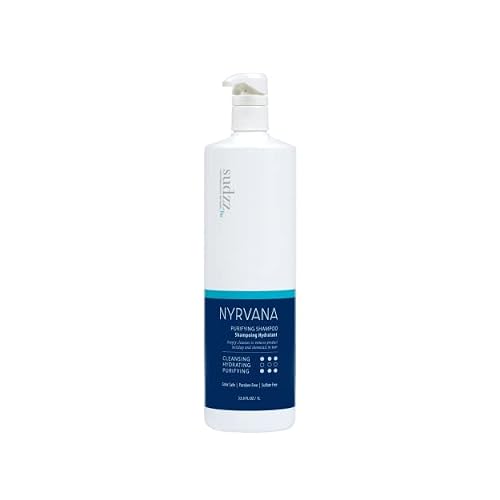 SUDZZFX Nyrvana Purifying Shampoo For Men & Women Protect, Refresh & Go Color-Treated Routine Sulfate Free, 33.8 Fl Oz