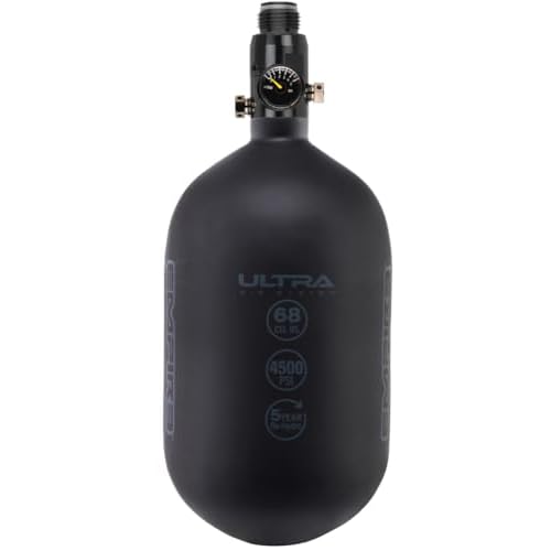 Tippmann Empire Ultra Light Carbon Fiber 80ci  4500psi N2 Compressed Air HPA Paintball Tank -  Hydro Date 202307