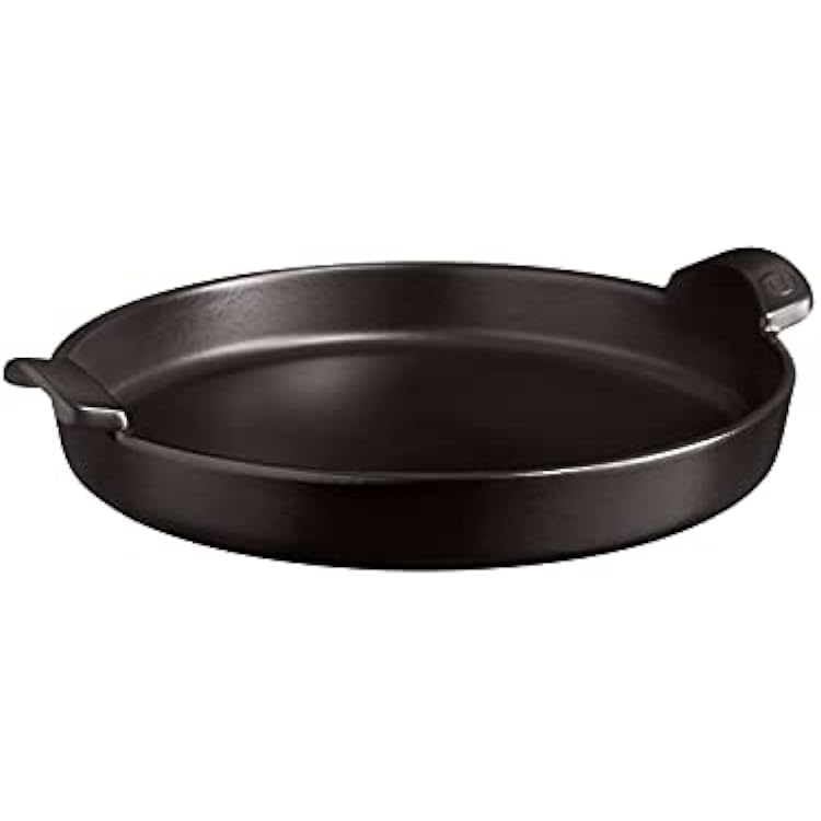 Emile Henry 12 Deep Dish Pizza Pan | Charcoal