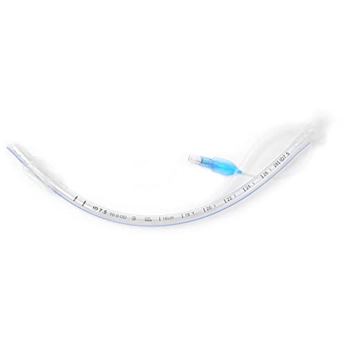 Endotracheal Intubation Tubes with Cuff Oxygen Catheter for Pet Animals Veterinary Equipment7.5MM, 5PCS