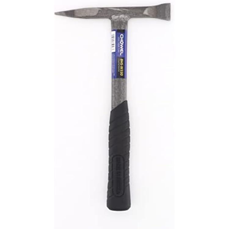CHOWEL BHS-W330 Welding Chipping Hammer 13 oz Lightweight Forged Steel Slag & Spatter Removal Tool with Shock-Reduction Rubber Grip for Welders & Metal Fabricators