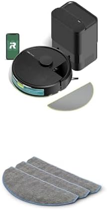Bundle of iRobot Roomba 104 Robot Vacuum & Mop + iRobot Authentic Replacement Parts - Washable Mop Pads 3-Pack