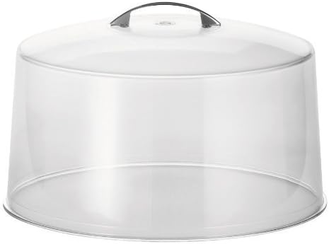 Royal Industries Round Acrylic Cover for Cake Stand, Plastic, 12", Clear