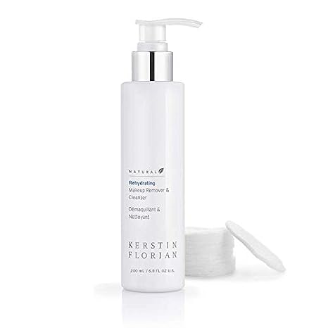 Kerstin Florian Natural Face and Eye Makeup Remover, 6.8 fl oz | Hydrating Cleansing Water
