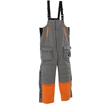 Nordic Legend Aurora Series Ice Fishing Bibs with Floatation, Insulated Waterproof Bibs for Ice Fishing and Snowmobiling(Size: X-Large)