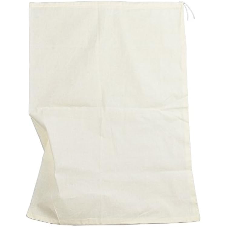 Reusable Cotton Muslin Straining Bag Fine Mesh Food Strainer Filter Bags for Nut Milk, Juice, Tea, Cheesecloth, Yogurt, Home Brewing, Hop Bags 13.78 x 9.84