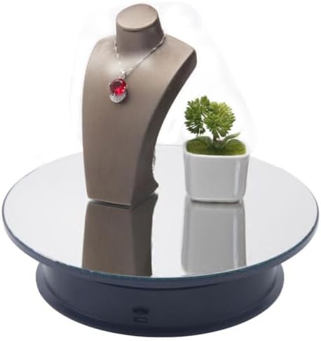 Rotating Display Stand Electric 360° Rotating Turntable Adjustable Speed 5kg Load Display Turntable,For Displaying Jewelry And Watches