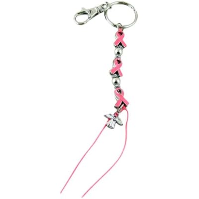 echomerx Pink Ribbon Key Chain