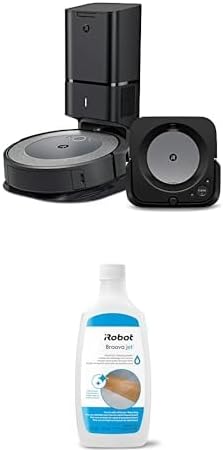 Bundle of iRobot Roomba i3+ EVO (3550) Robot Vacuum and Braava Jet m6 (6113) Robot Mop w/iRobot Authentic Replacement Parts - Hard Floor Cleaner Concentrate Solution