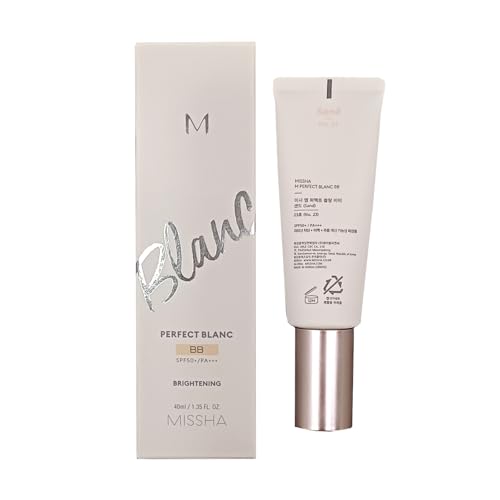 M Perfect Blanc BB Creams, SPF50 PA, Flawless Coverage, Easy Application for All Skin Types BB Creams 1.35fl.oz.NO. 23 Sand