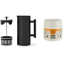 ESPRO P6 Double Walled Stainless Steel Coffee French Press Cleaning Powder, 32 Ounce, Matte Black