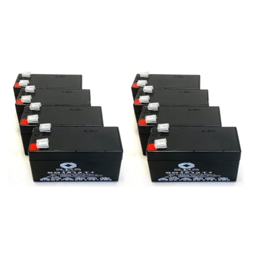 SPS Brand 12V 1.3Ah Replacement Battery for Mercedes Benz N000000004039 8 Pack