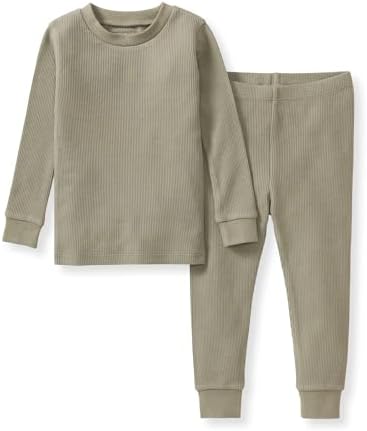 Burts Bees Baby baby-boys Honeysoft Pajamas, Tee and Pant 2-piece Pj Set, Soft Organic Cotton & Lyocell Blend
