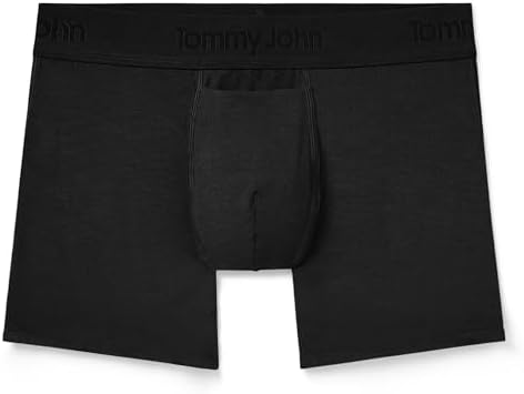 Tommy John Mens Trunk 4 Underwear, Second Skin Boxers with Supportive Contour Pouch, Soft, Breathable Stretch Fabric Boxers