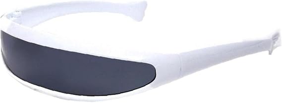 Single Lens Creative Robot Futuristic Sunglasses Cosplay Costume Eyeglasses Photo Props