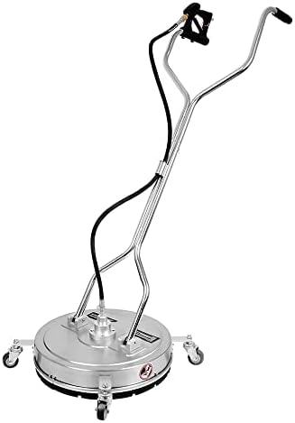 Floor Surface Cleaner 4000 PSI Ground Washer 20" Stainless Steel Pressure Washer Cleaner for Driveways, Block Paving,Patio, Decks