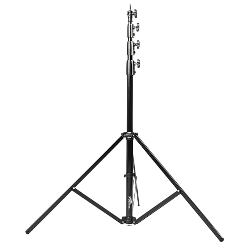 Cheetah Stand C12 Lightstand - 12 Ft Light Stand with Automatic Open & Closing Legs - 15lbs Max Weight