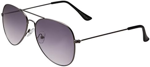 grinderPUNCH Classic Aviator Style Sunglasses Metal Frame Mirrored Lens
