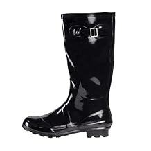 NORTY Waterproof Rain Boots for Women, Tall & High Calf, Slip-Resistant, Comfortable, Stylish, Multiple Colors & Sizes (6-11)