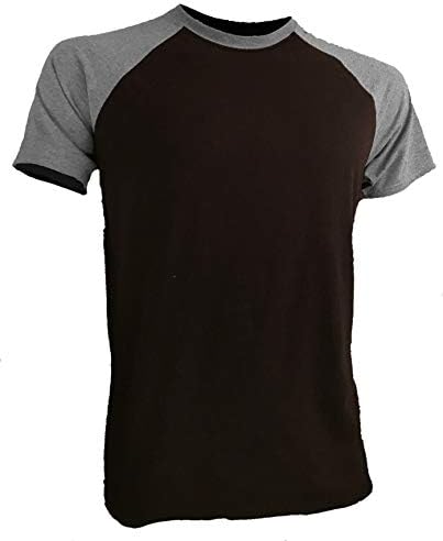 Big and Tall - Raglan Baseball Short Sleeve Shirts for Men - Heavy Weight - RCSS