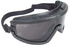 Radians BG1-21 Barricade Lightweight Smoke Anti-Fog Lens Compact Goggle with Adjustable Elastic Strap by Radians