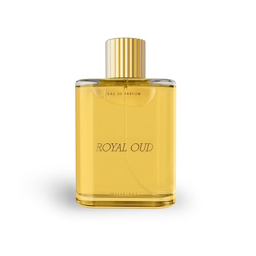 MAKARI Royal Oud Eau de Parfum 3.4 oz | Oud-Inspired Fragrance | Warm Woody & Subtle Spice Notes | Classic Middle Eastern Style Eau de Parfum Spray