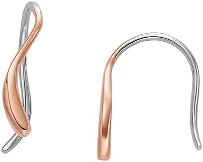 Skagen Women's Rose gold tone Stainless Steel or Semi- Precious with hook closure Earrings