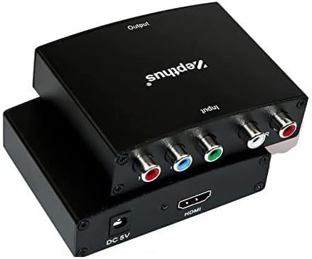 5RCA Component RGB YPbPr to HDMI v1.3 HDCP Video Audio Converter for HDTV, DVD, PSP, Wii