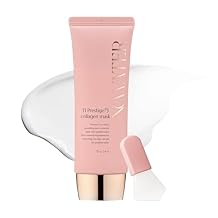 NOWATER Collagen Peel Off Face Mask for Glass Skin Korean Skincare Hydrolyzed Collagen & 6 Peptides, Visibly Firms & Hydrates in 15 Minutes, Overnight Sleeping Mask for All Skin Types (2.4 fl.oz)
