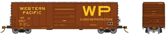 Rapido RAP139007 HO Scale Western Pacific X72A Model Box Car - Pack of 3