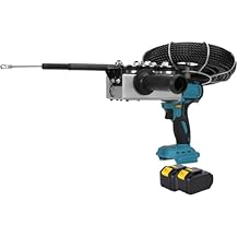 Electrician Wire Puller Through Wall,40m/min Cordless Electric Stringing Wire Puller,Wall Electrical Wire Threader,Cable Threading Tool, with 2 Batterys
