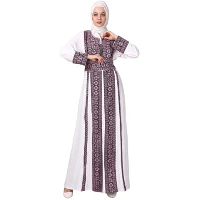 Marwa Fashion Palestinian Thobe for Women - Exquisite Embroidered Dress for Women - Celebrate Palestinian Culture with Elegance and Comfort