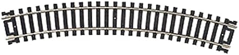 Atlas Code 100 18" Radius 1/12 Curved Track Section (6 Pieces = 1/2 Circle) HO Scale