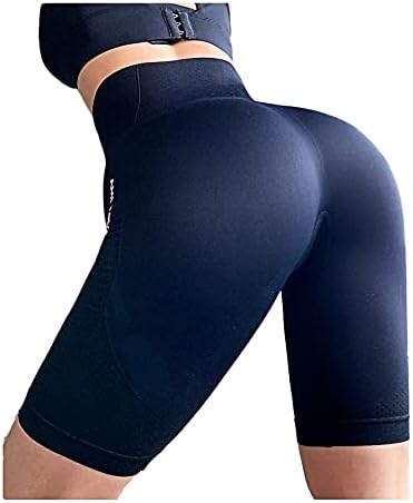 High Waist Yoga Pants, Tummy Control Yoga Spandex Running Workout Short