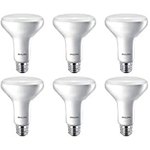 Philips LED Dimmable BR30 Light Bulb: 650-Lumen, 2700-Kelvin, 11-Watt (65-Watt Equivalent) E26 Base, Frosted, Soft White, 6-Pack