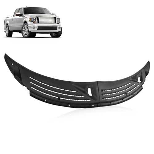 Windshield Wiper Cowl Compatible with 2009-2014 Ford F150,Window Cowling Vent Cover Replacement # BL3Z-15022A69-A & BL3Z-15022A68-A