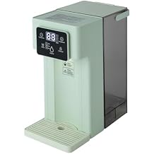 Instant Hot Water Dispenser, Reverse Osmosis Water Filter Countertop, 3L Desktop Corded Electric Water Drinking Machine 1500W Water Dispenser, Adjustable Temperatures & 3 Water Outputs (Green)