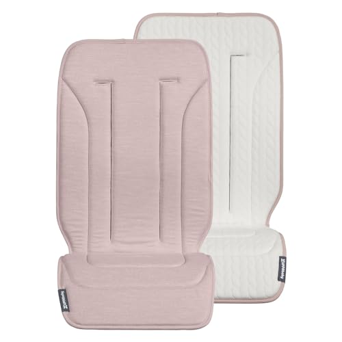 UPPAbaby Reversible Seat LinerWater-Resistant and ComfortableEasy Stroller AttachmentAlice Dusty PinkCozy Knit