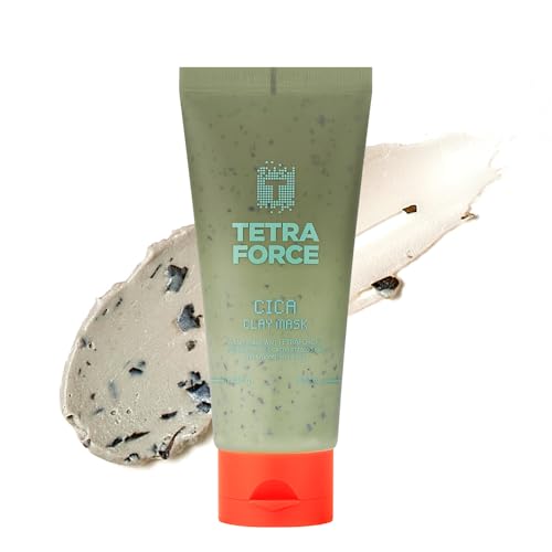 Elishacoy | TETRAFORCE Cica Clay Mask Pore Tightening & Sebum Control Clay Mask with Cica Complex, Gentle Exfoliating & Soothing Care 3.52 oz  100g