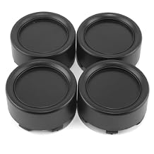 RTrhinotuning 4PCS 86 mm / 3.39 in Wheel Center Caps, OD: 3.39"(86 mm) ID: 3.29"(83.5 mm) Matte Black Hub Caps Covers